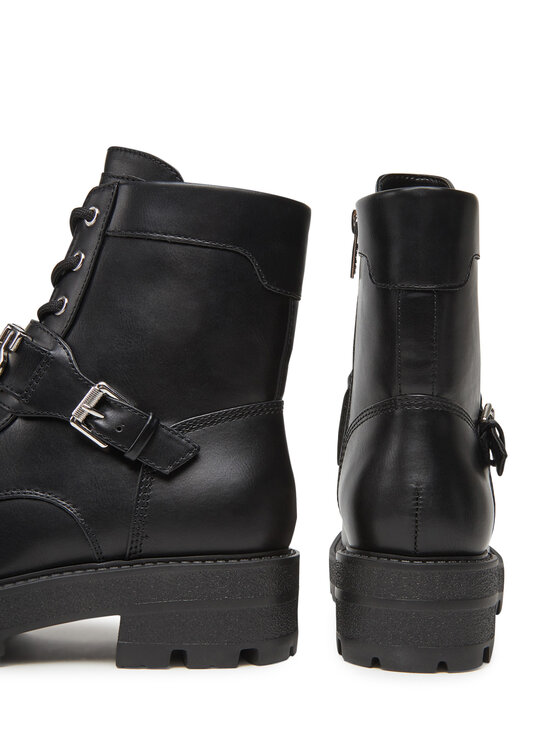 Guess Guess Polokozačky FLTYNZ ELE10 Černá