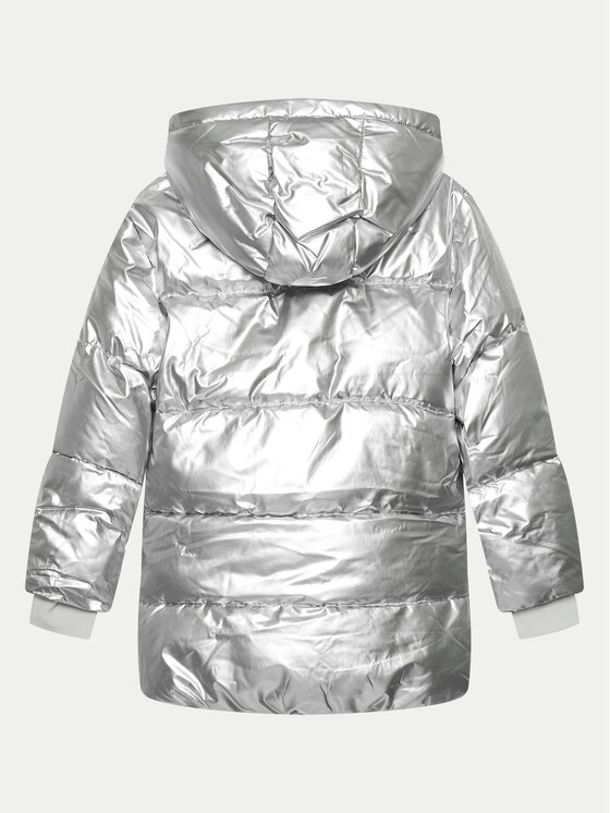 Gap Gap Žieminė striukė 786732-03 Sidabrinė Regular Fit