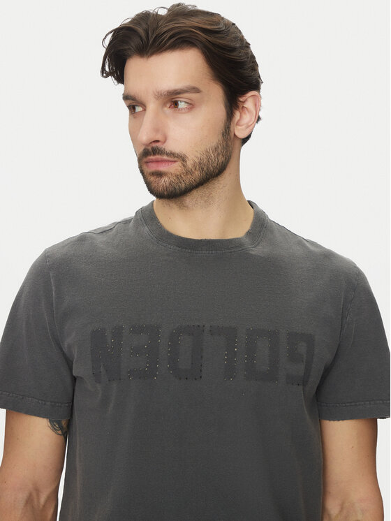 GOLDEN GOOSE T-Shirt GMP01220.P000671 60318 Šedá Regular Fit