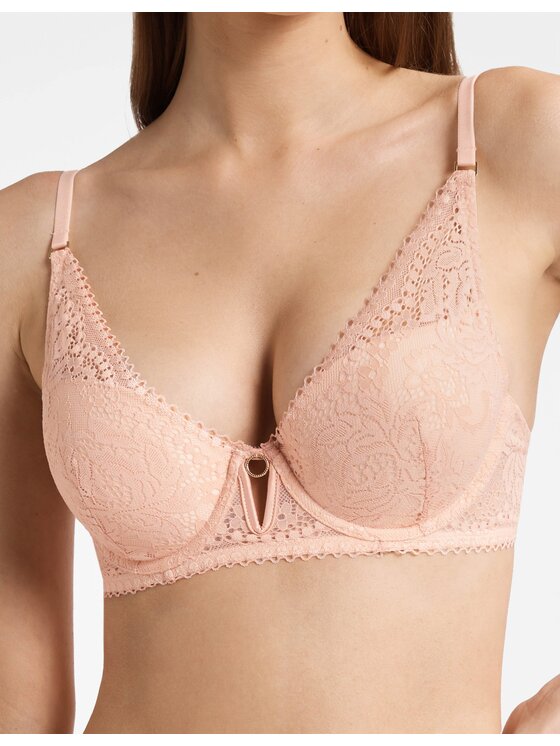 Esotiq Esotiq Biustonosz push-up 40095 Różowy
