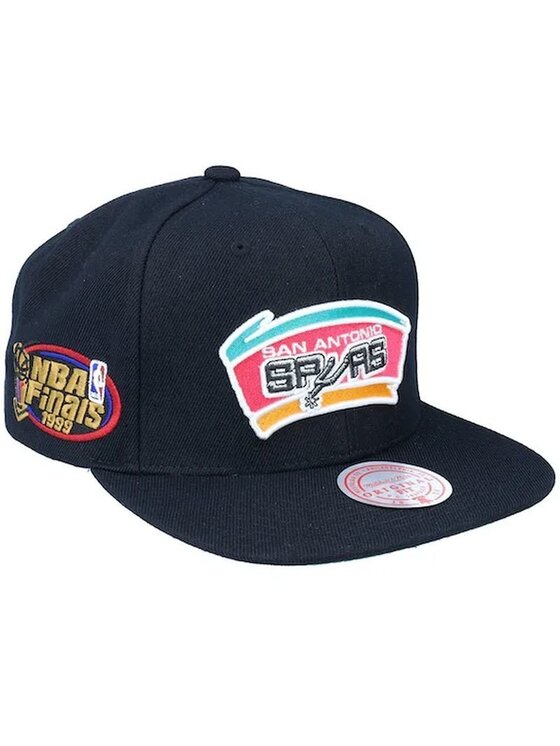 Mitchell & Ness Mitchell & Ness Czapka z daszkiem NBA TOP SPOT SNAPBACK HWC SPURS Czarny