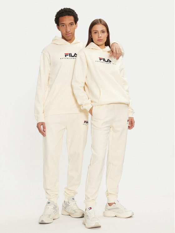 Fila Fila Bluza Unisex Brunssum FAU0145 Écru Regular Fit