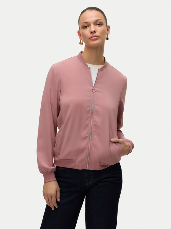 Vero Moda Vero Moda Bunda bomber Vmcoco L/S Bomber Noos 10245734 Růžová Regular Fit