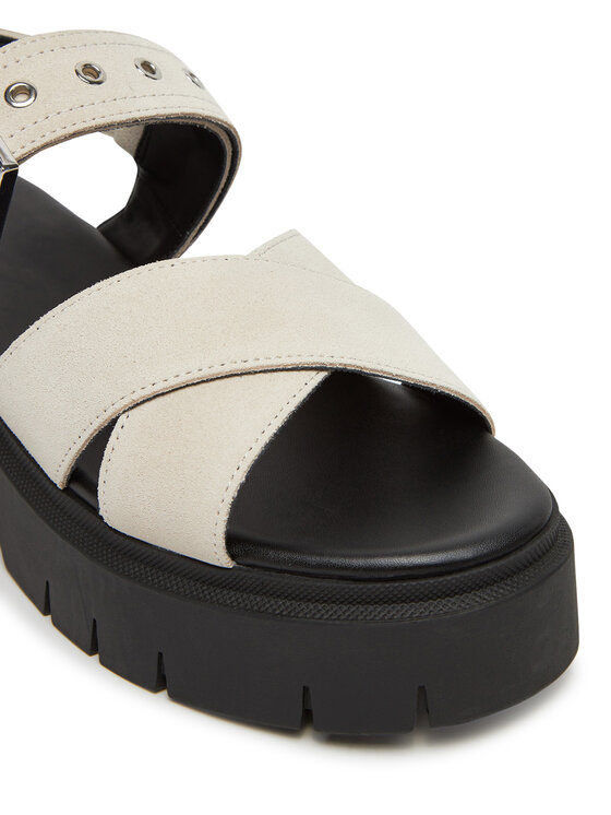 HUGO HUGO Szandál Kris_Sandal_BKSD 50541753 Ekru