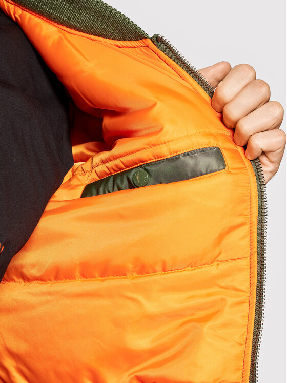 Alpha Industries Alpha Industries Куртка бомбер College 118112 Зелений Regular Fit