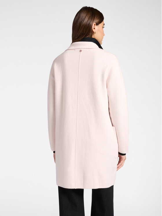 Elena Mirò Elena Mirò Cappotto invernale 8052Z000027N021 Bianco A-Line Fit