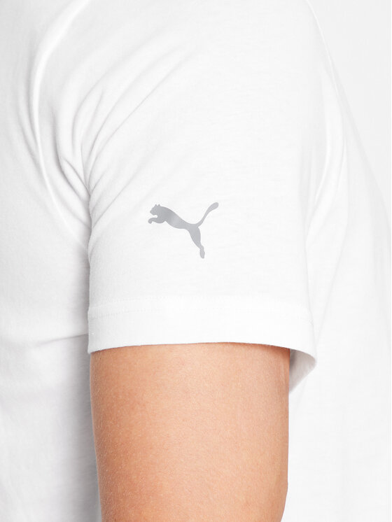 Puma Puma T-Shirt Bmw Mms Ess Logo 621314 Biały Regular Fit