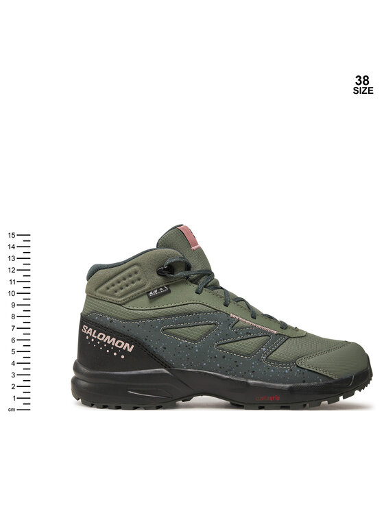 Salomon Trekkingschuhe Outway Mid Climasalomon Waterproof L47561700 Grun Modivo