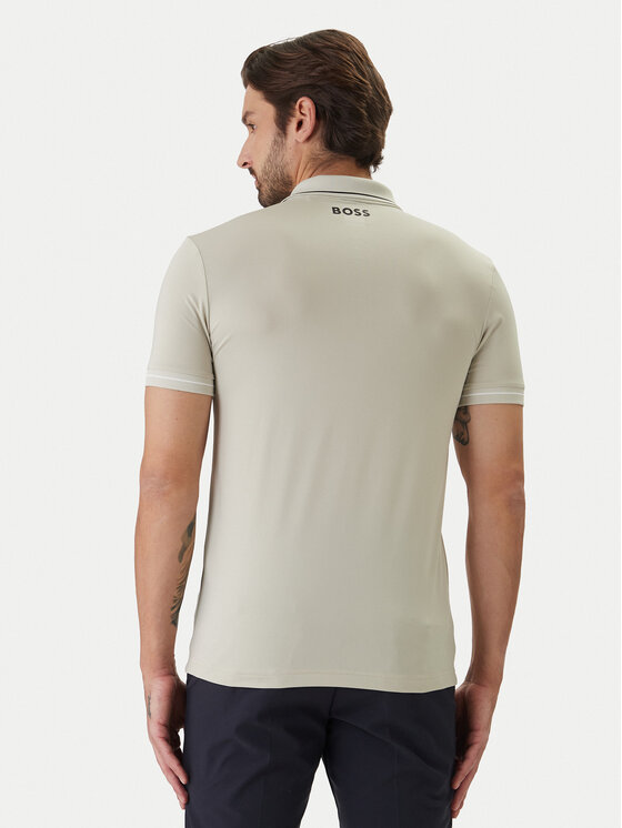 BOSS BOSS Polo marškinėliai Paul Pro 50506203 Smėlio Slim Fit