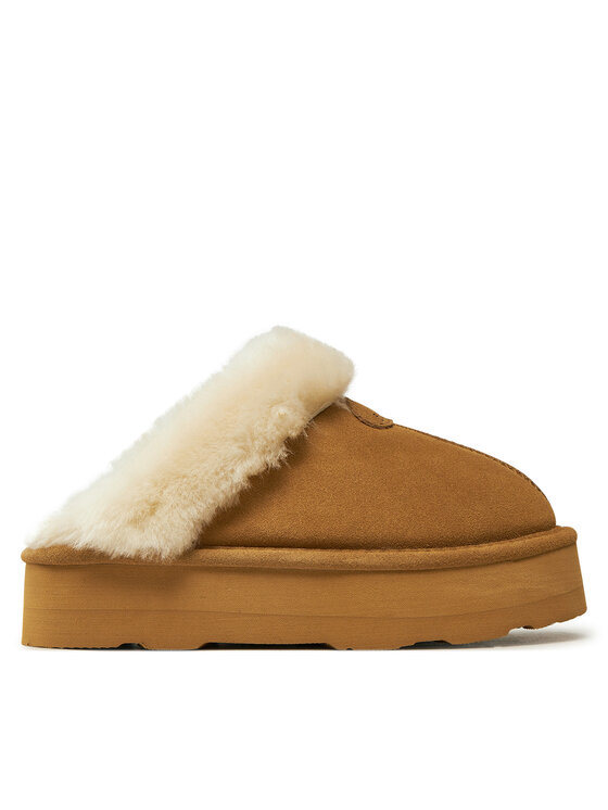 Papuci de casă Bearpaw Retro Loki 2487W Bej