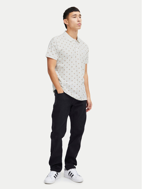 Blend Blend Polo marškinėliai 20716475 Balta Regular Fit