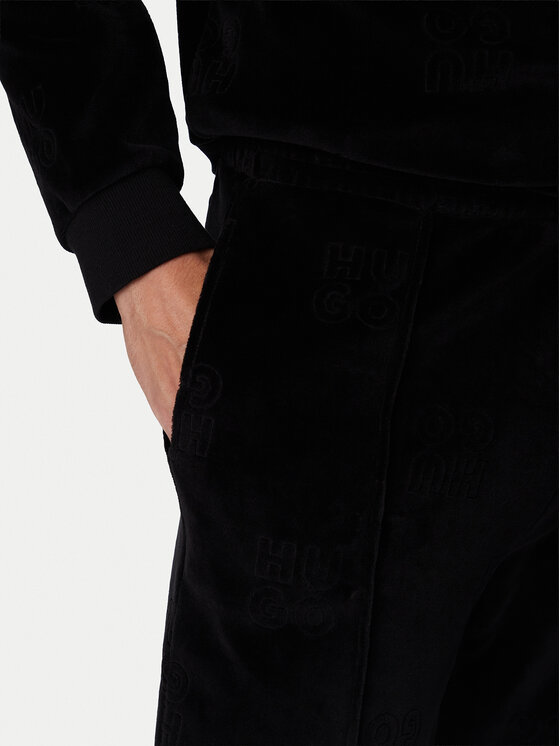 HUGO HUGO Spodnie dresowe Veloro Pants 50571208 Czarny Regular Fit