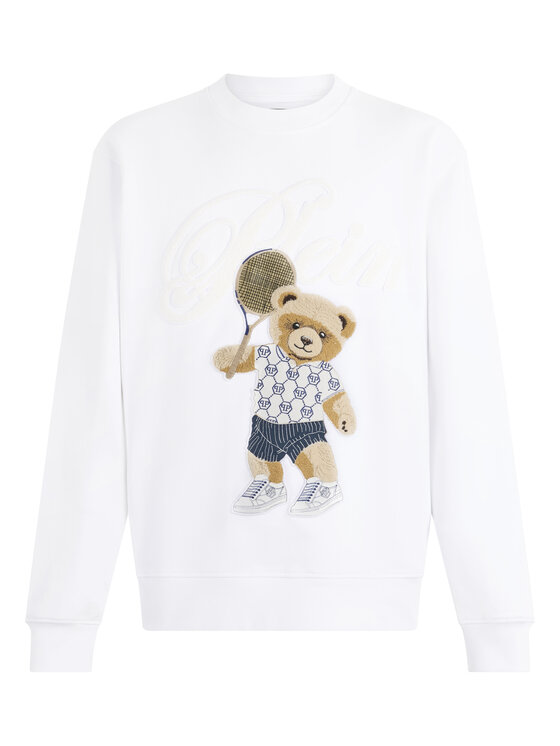 PHILIPP PLEIN PHILIPP PLEIN Bluza 29962 Biały Regular Fit