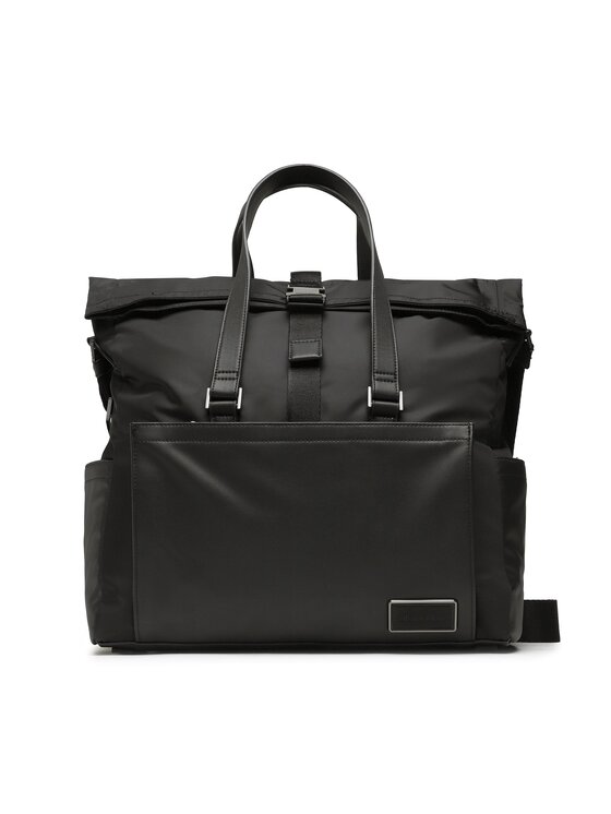 Calvin Klein Taška Ck Elevated Messenger Tote K50K510520 Čierna
