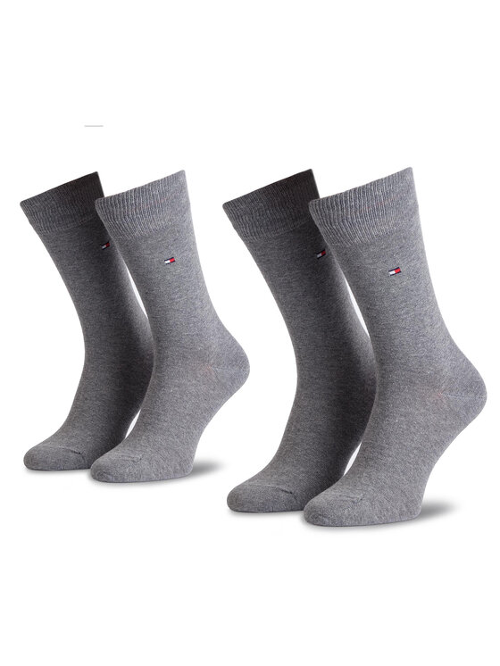Tommy Hilfiger Tommy Hilfiger Lange Socken 371111 Grau
