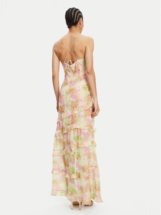 Bardot Bardot Sukienka wieczorowa 59419DB1 Kolorowy Regular Fit
