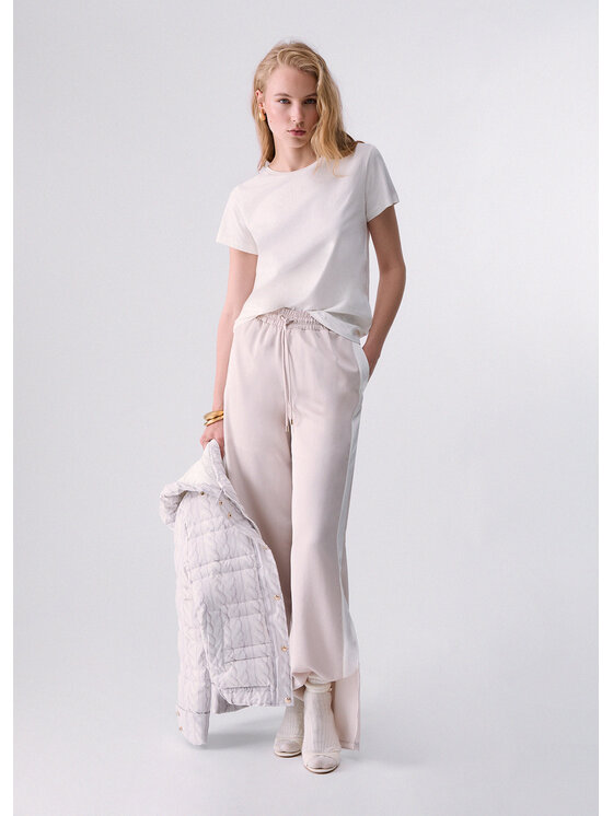 Liu Jo Liu Jo T-shirt TF6240JS923L9494 Bianco Regular Fit