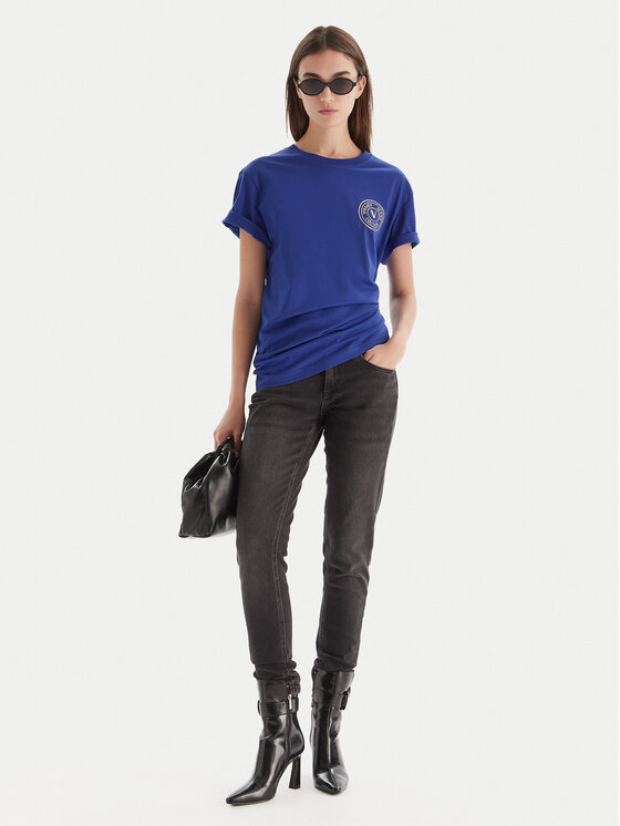 Versace Jeans Couture Versace Jeans Couture Футболка 79GAHT00 CJ00T Голубий Regular Fit