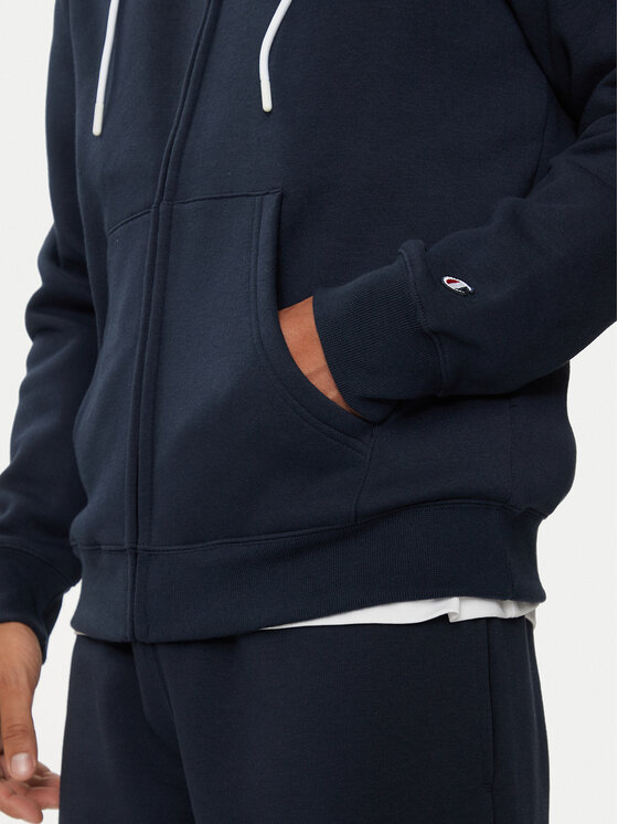 Champion Champion Majica dugih rukava 219210 Tamnoplava Regular Fit