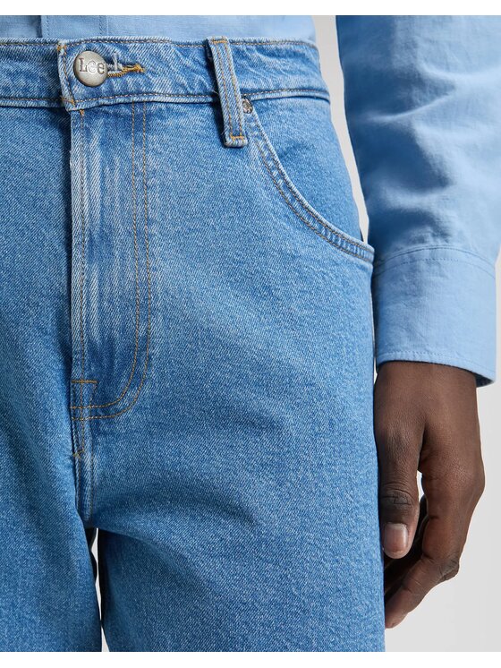 Lee Lee Jeansy ASHER Niebieski Loose Fit