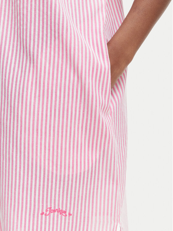 Iconique Iconique Φόρεμα καλοκαιρινό Giorgia IC26-103 Ανοιχτό ροζ Relaxed Fit