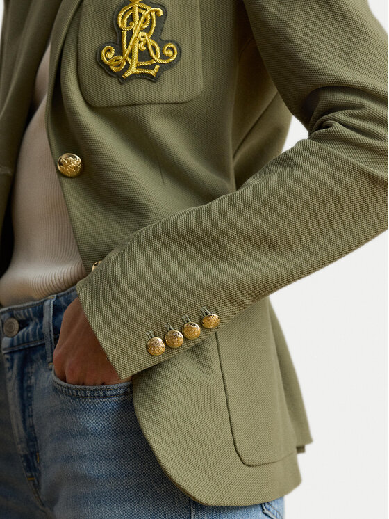 LAUREN RALPH LAUREN LAUREN RALPH LAUREN Marynarka Bullion 200797305033 Zielony Regular Fit
