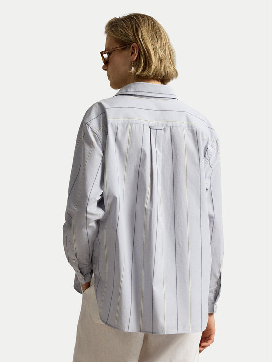 Polo Ralph Lauren Polo Ralph Lauren Košeľa 211B17125002 Svetlo modrá Oversize