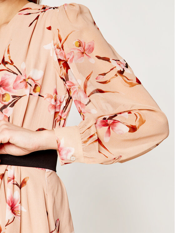 Marella Marella Официална рокля Cutter 32214001 Бежов Regular Fit