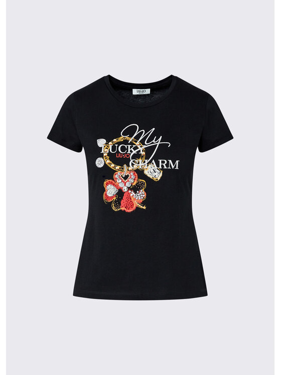Liu Jo Liu Jo T-shirt WF6407JS923L9545 Nero Regular Fit