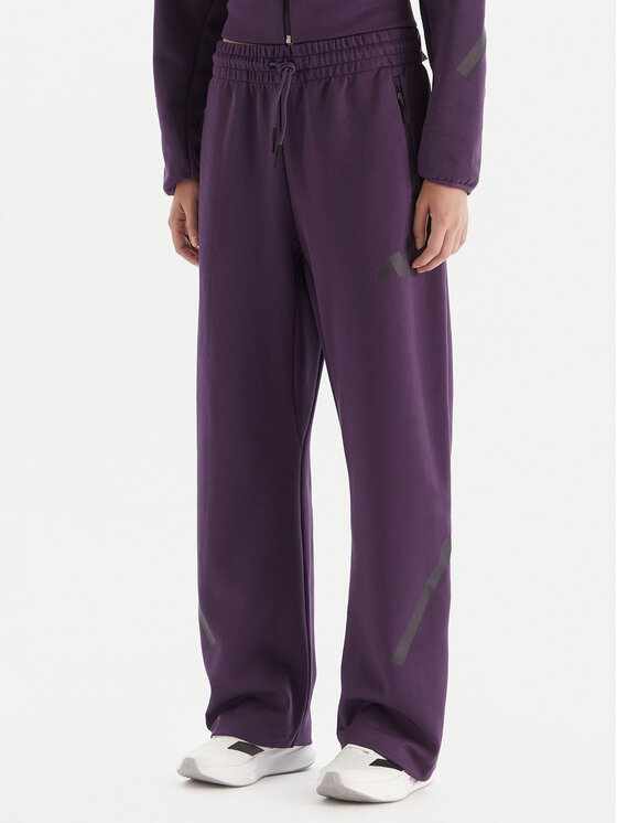 adidas adidas Spodnji del trenirke Z.N.E. Barrel KB9441 Vijolična Loose Fit
