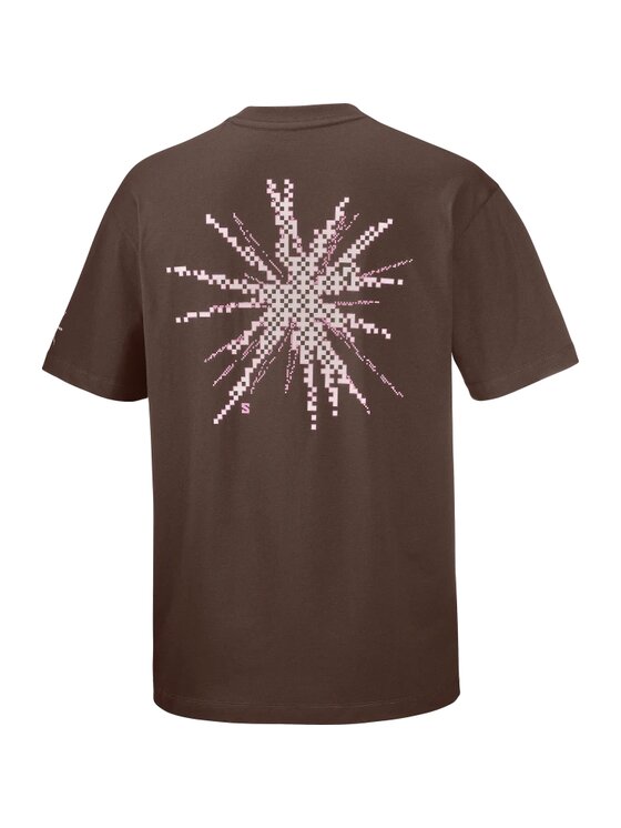 Salomon Salomon T-Shirt GRVL Relaxed SS TEE Brązowy Regular Fit