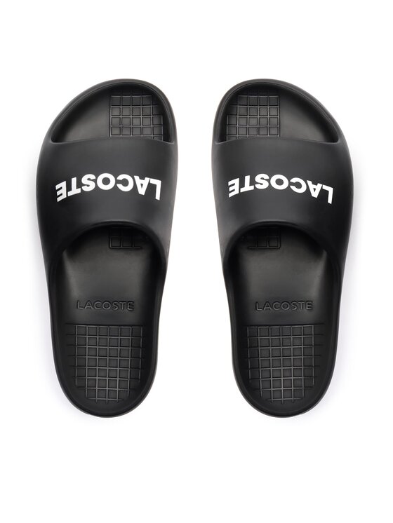 Lacoste Lacoste Şlapi Branded Serve Slide 2.0 747CMA0015 Negru