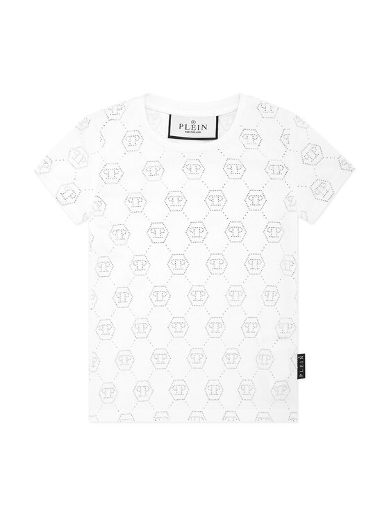 PHILIPP PLEIN PHILIPP PLEIN T-Shirt 28173 Biały Regular Fit