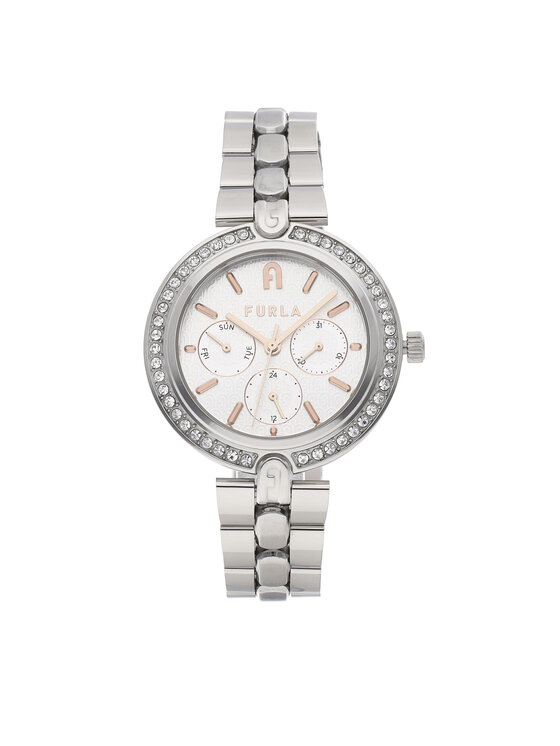 Furla Furla Pulkstenis Logo Links WW00030-K21000-AR000-1-003-20-CN-W Sudraba