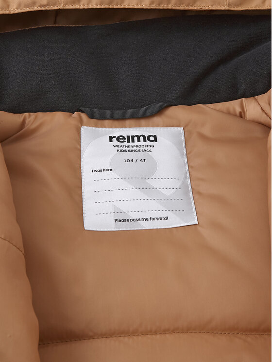 Reima Reima Зимен детски гащеризон Kaunisto 5100157E Бежов Regular Fit
