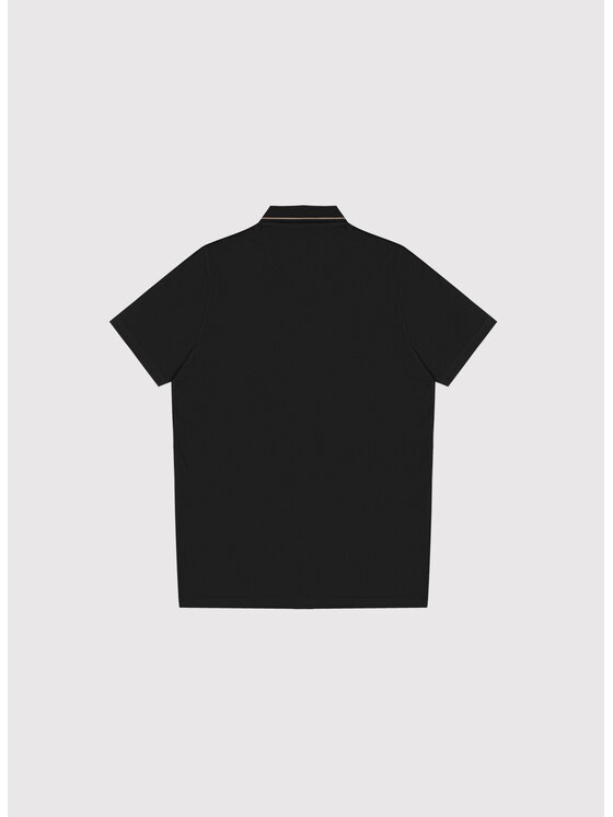 Pako Lorente Pako Lorente Polo P26WN-TX-008 Czarny Regular Fit