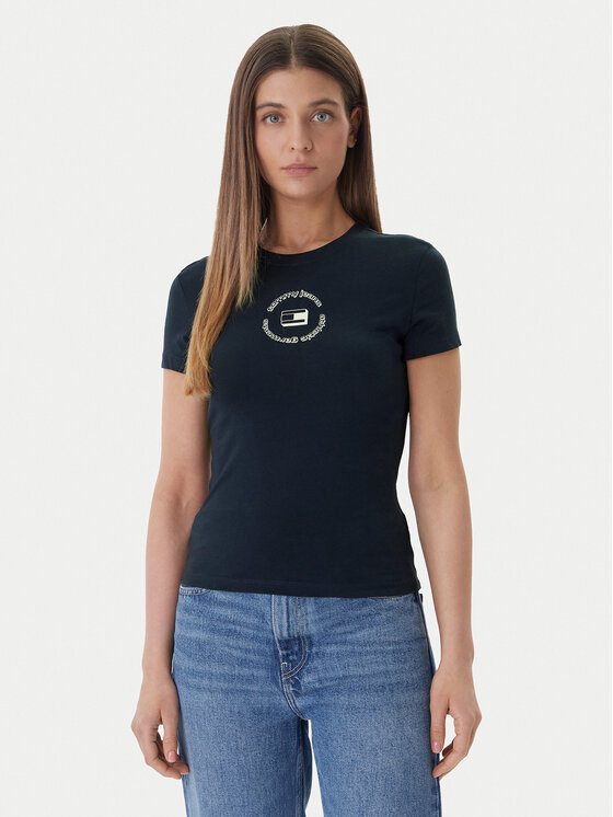 Tommy Jeans Tommy Jeans T-Shirt-Set DW0DW23004 Bunt Slim Fit