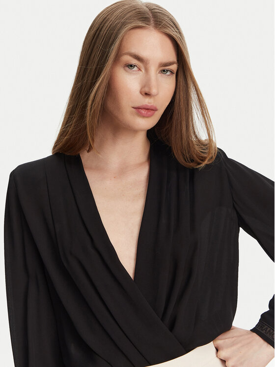 Elisabetta Franchi Elisabetta Franchi Body CB-006-51E2 Fekete Regular Fit