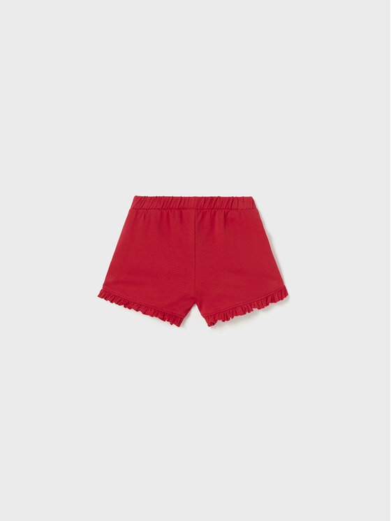 Mayoral Mayoral Шорти от плат 603 Червен Regular Fit