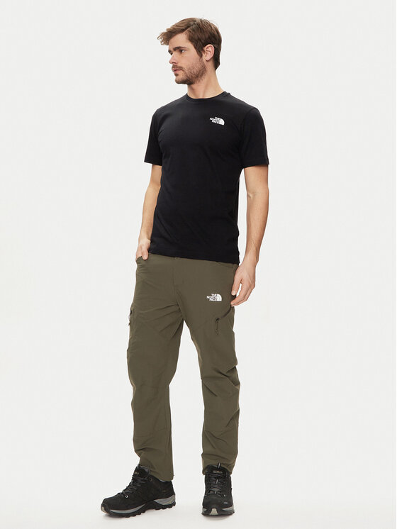 The North Face The North Face Póló Redbox NF0A87NV Fekete Regular Fit
