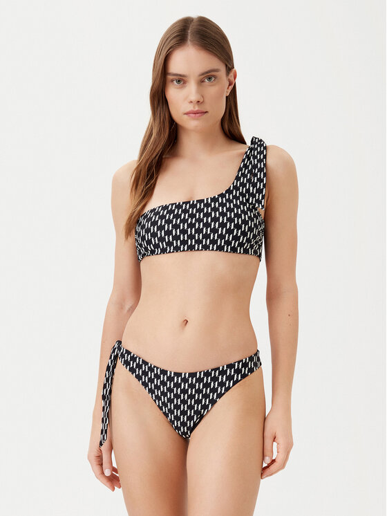 KARL LAGERFELD KARL LAGERFELD Bikini pezzo sopra A1W46041 Nero