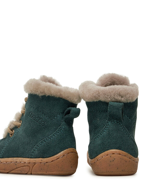 Froddo Froddo Зимни обувки Minni Suede Laces G2110140-5 M Тъмнозелен