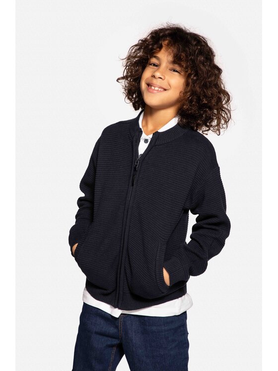 Coccodrillo Coccodrillo Sweter ZC3172204EJB-015 Granatowy Regular Fit