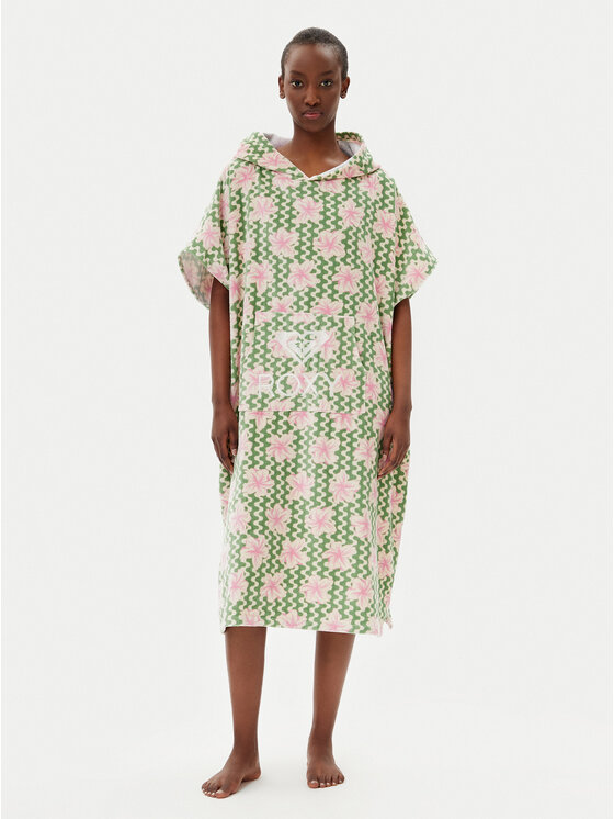 Roxy Poncho ERJAA04357 Verde, taglia : OS