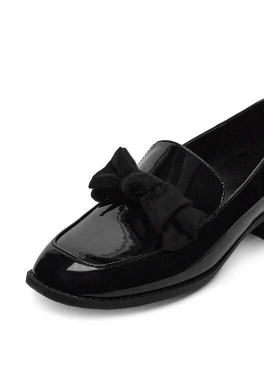 DeeZee DeeZee Loafersy SQ873-1-BLACK PAT Czarny