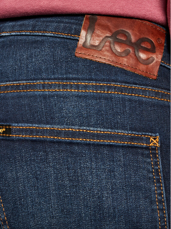 Lee Lee Džínsy Luke L719GCBY 112118984 Tmavomodrá Slim Fit