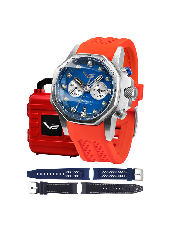 Vostok Europe Vostok Europe Zegarek VK64-640A700SR Czerwony