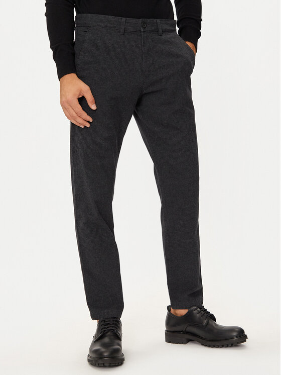 Selected Homme Chino nohavice 16092753 Sivá Slim Fit