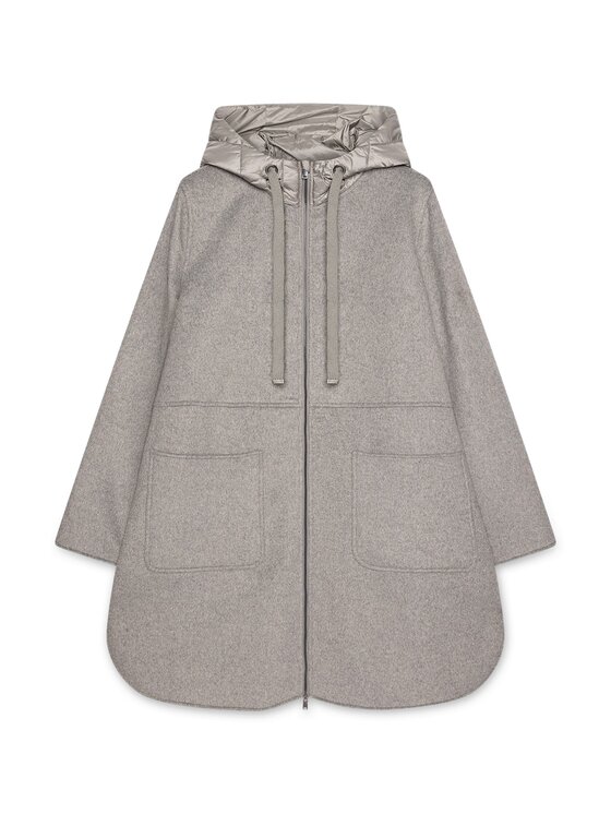 Fiorella Rubino Fiorella Rubino Płaszcz 0003T000350N013 Szary A-Line Fit