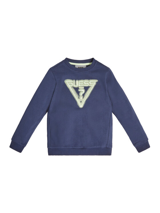 Guess Bluză L3GQ21 FL04D Albastru Regular Fit